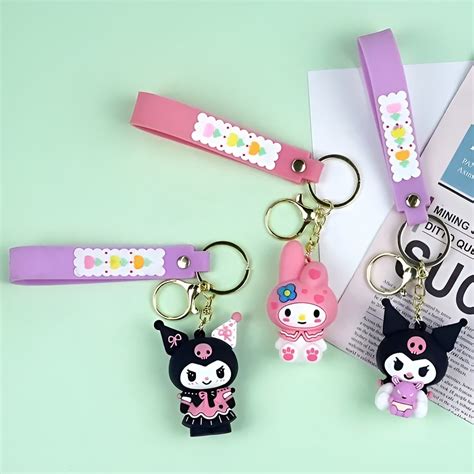 Kuromi Kawaii 3D Keychain Gift Collectives Online | Tinyminymo