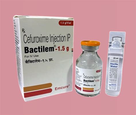 Bactilem 1.5 Gm Inj ( Cefuroxime 1.5 Gm ) By Emcure – IshwarPharma