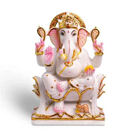 Marble Ganesh Murti | Idol and Statue of Lord Ganesh | Shop Online ...
