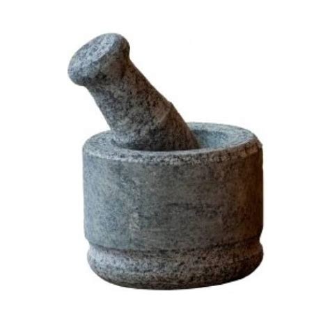 Buy NIKAS STORES, Mortar and Pestle Made With Natural Stone With Anti ...