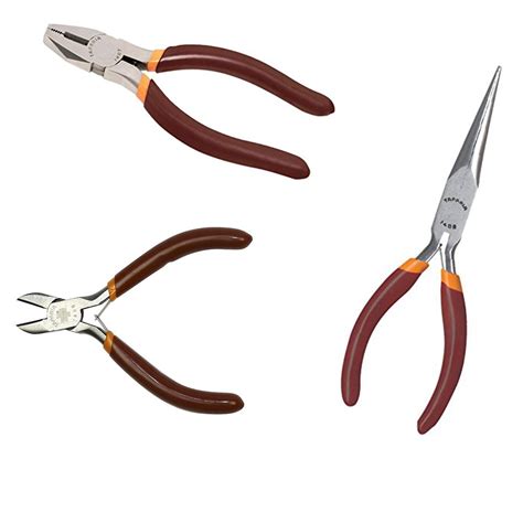 Taparia TPC-64 Steel Mini Plier Set (Multicolor, 3-Pieces) : Amazon.in ...