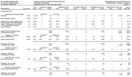 Download Construction Feasibility Estimate Template Samples for FREE