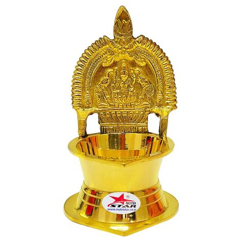 Brass Diya Kamakshi Deepam, Gift Item (Set of 12) – Nutristar