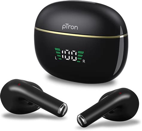 pTron Basspods P681 TWS Earbuds with Dual Mic & TruTalk AI-ENC Calls ...