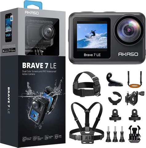 Buy AKASO Brave 7 LE Action Camera and Jet Ski Kit Bundle Online at ...
