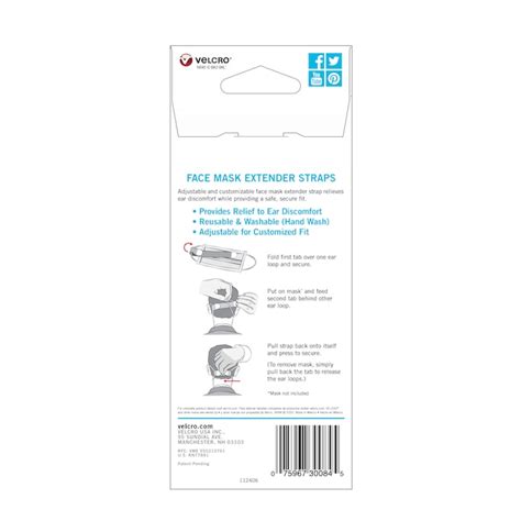 VELCRO Brand 4-Pack Reusable Nylon Not Rated One Size Fits Most All ...