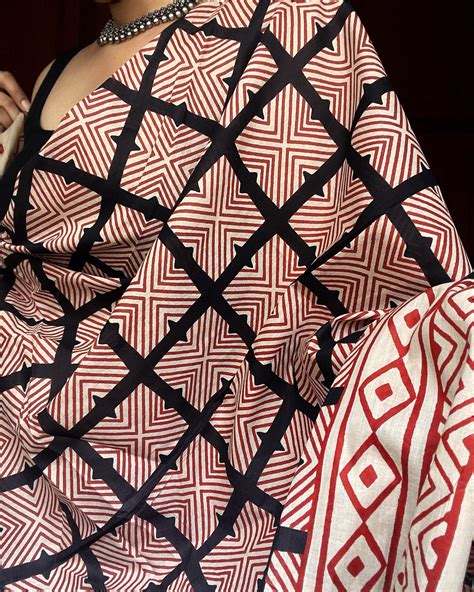 Kaleido Katha | Handblock Printed Dupatta – houseofpallikkara