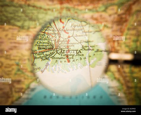 Map of calcutta hi-res stock photography and images - Alamy