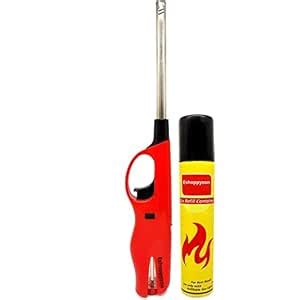 SRDH -Premium Refllable Gas Lighter/Plastic Adjustable Flame igniter ...
