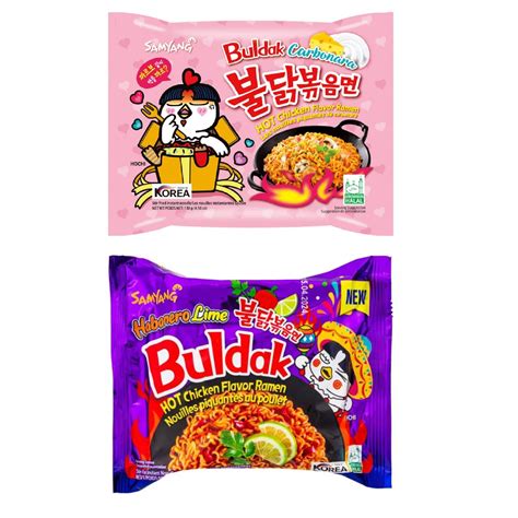 Temu｜2 Single Pack Samyang Buldak 130g And Lime 135g Flavor Ramen ...