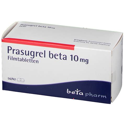 Prasugrel beta 10 mg 56 St mit dem E-Rezept kaufen - Shop Apotheke - prasugrel 10 mg