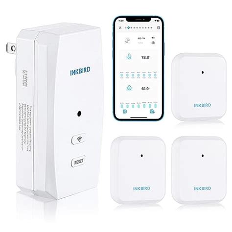 WiFi Inkbird Thermometer Hygrometer | Inkbird IBS-TH1 3 Pack with WiFi ...