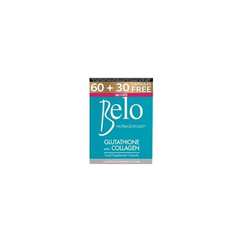Buy Belo Essentials Glutathione + Collagen Skin Whitening Capsules 60 ...