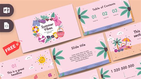 Best 31+ Summer Google Slides Theme Pptx