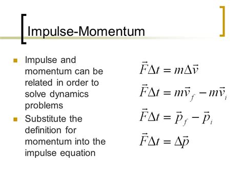 Image result for Impulse Formula