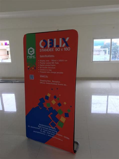 Fabric Standee (Square) - Right Concepts Advertising