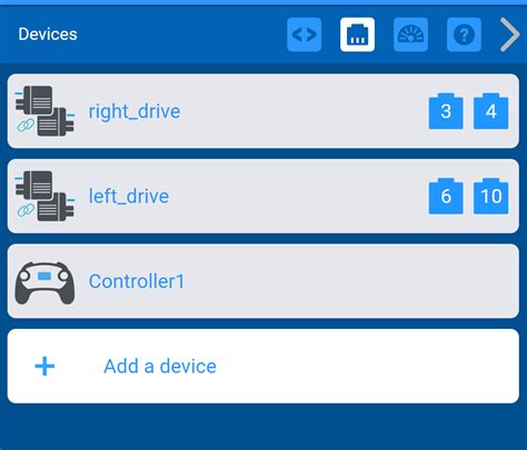 Image result for Vexcode V5 Button to Start Motor Code