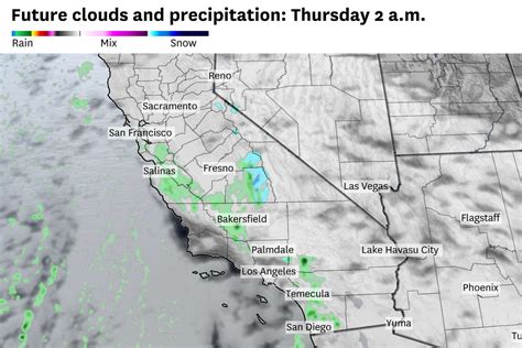 California weather: Rain for some, clouds and cooldown for most