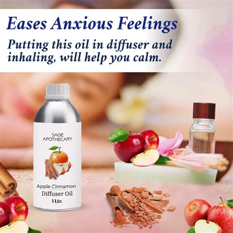 Apple Cinnamon Diffuser Oil For Relax Calm Mood, Natural Homely Fragra ...