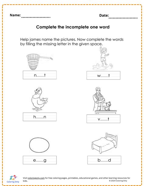 Free Printable Worksheets