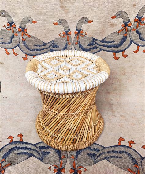 Buy Bamboo Stool Online - Mudda Stool - Handmakers