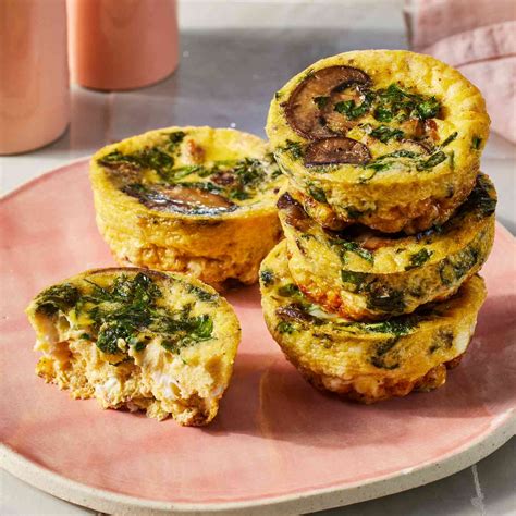 Sausage, Spinach & Mushroom Egg Bites