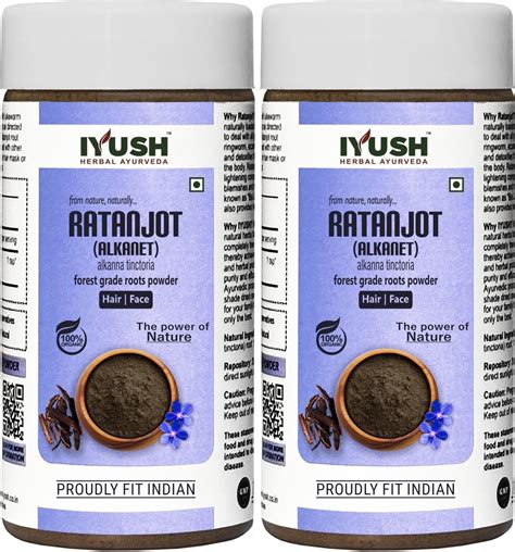 IYUSH Herbal Ayurveda Organic Ratanjot Root (Alkanet Root/Arnebia ...