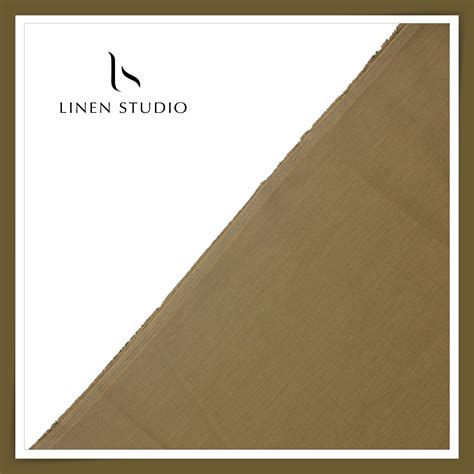 Linen Club 40 Lea Pure Linen Suiting W/O SEL - Dull Brown (30% SALE ...