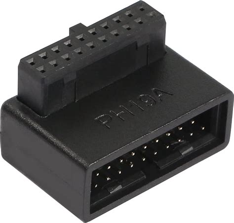 QIANRENON USB 3.0 1920 Pin 90 Degree Adapter Male to India | Ubuy