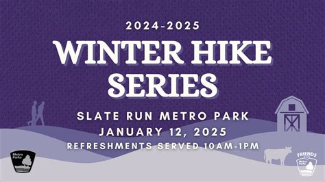 Slate Run Winter Hike - Metro Parks - Central Ohio Park System