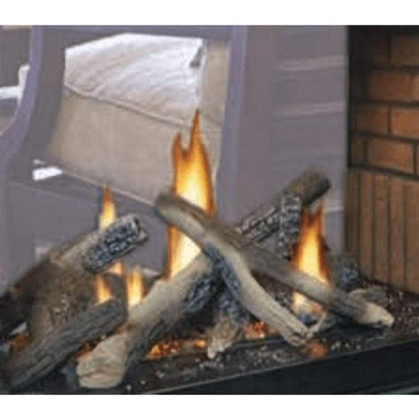Empire 24" Campfire Ceramic Fiber Multi Sided Log Set With Floor for T ...
