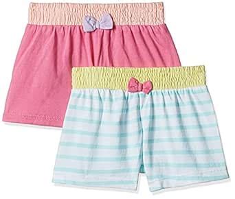 Buy Mothercare Baby Girls' Shorts (Pack of 2) at Amazon.in