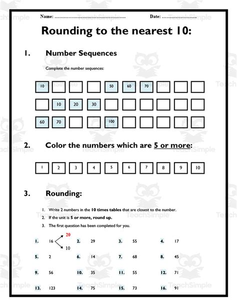 Image result for Math Antics Rounding Worksheet