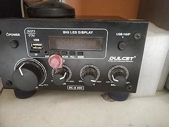 Dulcet DC-A30X 2 Channel Stereo Amplifier with Big LED Display ...