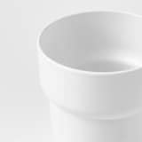 FÖRENLIG plant pot, in/outdoor white, 9 cm (3 ½") - IKEA