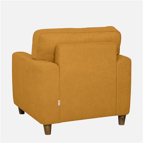 Buy Utopia Yellow Fabric 1 Seater Sofa Online and Get Upto 25% Off* On ...