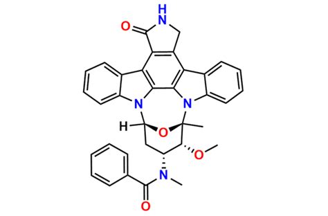 Midostaurin | CAS No- 120685-11-2 | Benzoylstaurosporine ; N ...