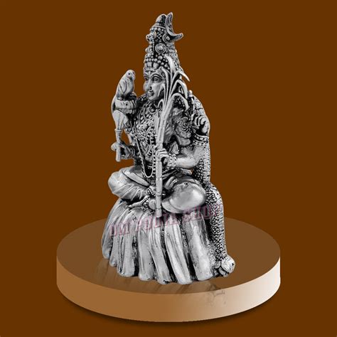 Kamakshi Maa idol Sterling Silver Idol