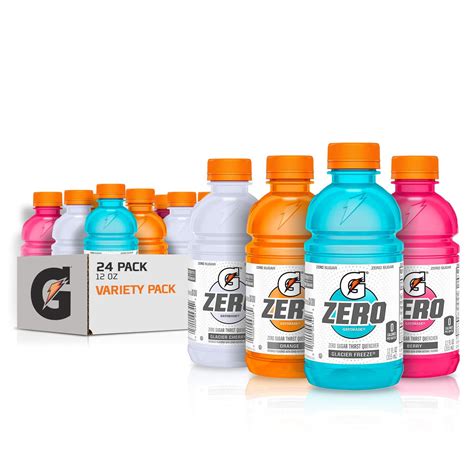Buy Gatorade Zero Sugar Thirst Quencher, Glacier Cherry Variety Pack ...