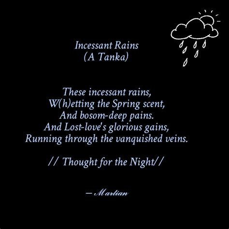 Incessant Rains (A Tanka)... | Quotes & Writings by Martian Mirth ...