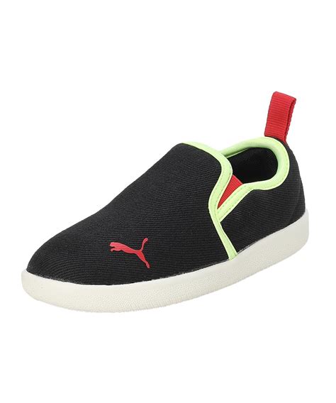 Buy Puma Unisex-Kid Tobey Pre-School Black-High Risk Red-Fizzy Light ...