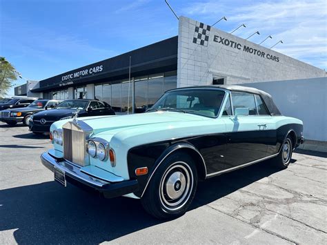 1985 Rolls Royce Corniche Convertible Stock # R485 for sale near Palm Springs, CA | CA Rolls ...