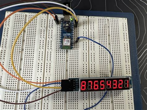 MAX7219 Arduino 7-Segment 4 Digit 的图像结果