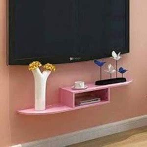 Star Handicrafts Wall T.V Entertainment Unit Set up Box Stand, Wifi ...