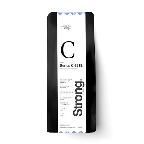 TWF Flour Series C - 8318 | 1kg | Extra Strong Bread Flour | Unbleached ...