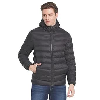 Buy METTLE Men Black Puffer Jacket at Amazon.in