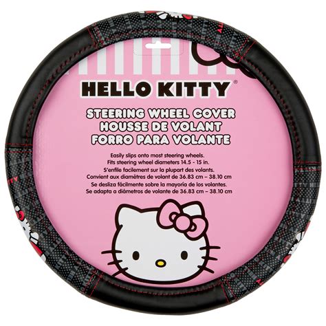 Hello Kitty Character Print Luxury Auto Steering Wheel Cover - Car Accessories Decor - Walmart.com