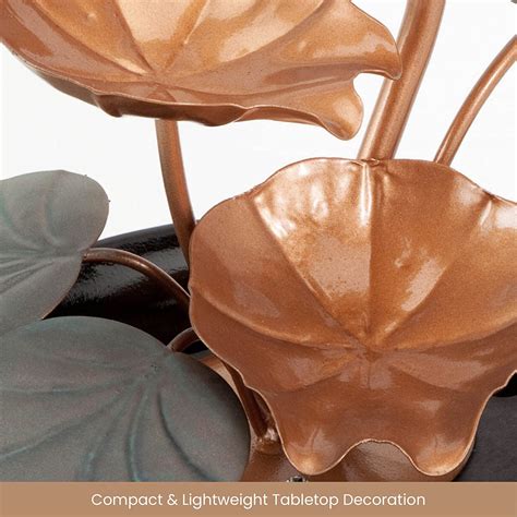 Buy Bits and Pieces - Indoor Water Lily Water Serenity Fountain ...