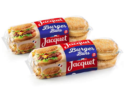 Jacquet Hamburger Buns, [2 Pack] American Classic Burger India | Ubuy