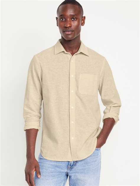 Mens Linen Shirts | Old Navy